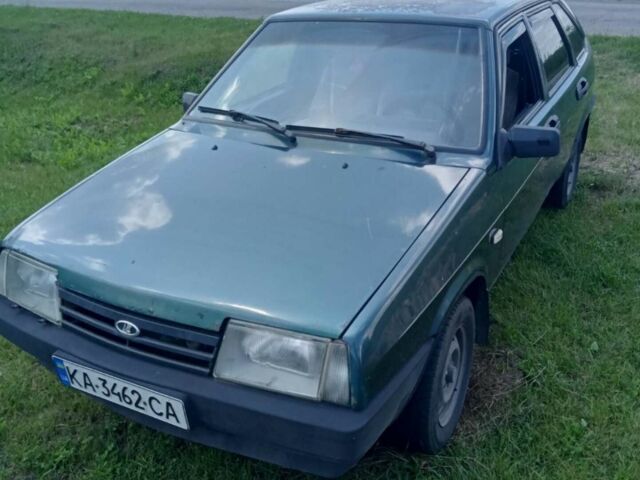 Зеленый ВАЗ 2109, объемом двигателя 1.5 л и пробегом 282 тыс. км за 1100 $, фото 1 на Automoto.ua