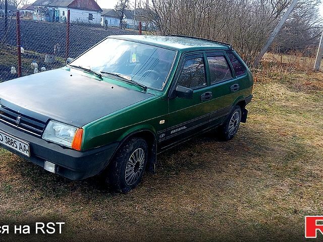 Зеленый ВАЗ 2109, объемом двигателя 1.5 л и пробегом 102 тыс. км за 1250 $, фото 1 на Automoto.ua