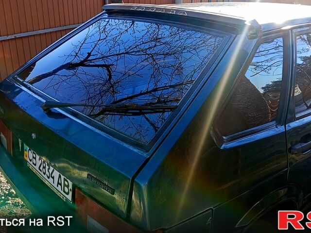 Зеленый ВАЗ 2109, объемом двигателя 1.5 л и пробегом 310 тыс. км за 600 $, фото 1 на Automoto.ua