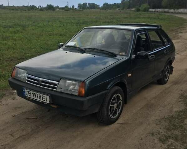 Зеленый ВАЗ 2109, объемом двигателя 1.5 л и пробегом 220 тыс. км за 2154 $, фото 1 на Automoto.ua