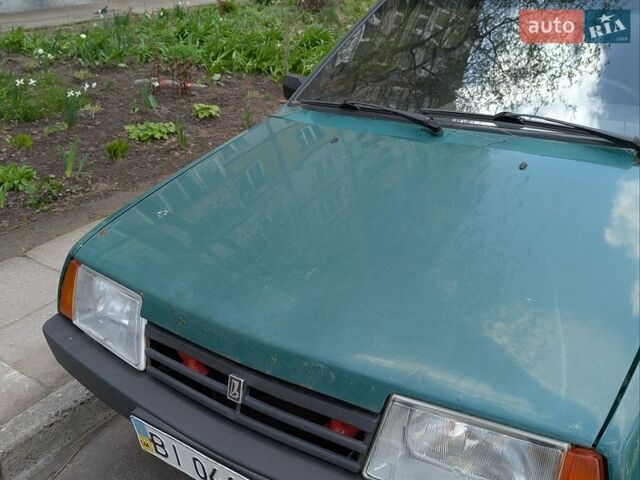 Зеленый ВАЗ 2109, объемом двигателя 1.5 л и пробегом 30 тыс. км за 800 $, фото 1 на Automoto.ua