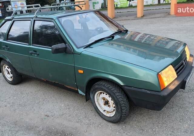 Зеленый ВАЗ 2109, объемом двигателя 1.6 л и пробегом 55 тыс. км за 1900 $, фото 1 на Automoto.ua