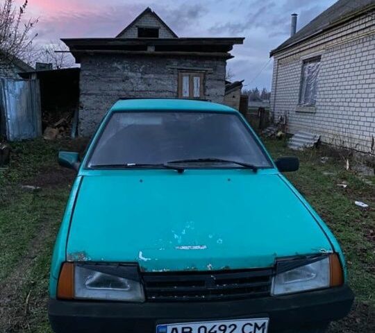 Зеленый ВАЗ 2109, объемом двигателя 1.5 л и пробегом 70 тыс. км за 592 $, фото 1 на Automoto.ua