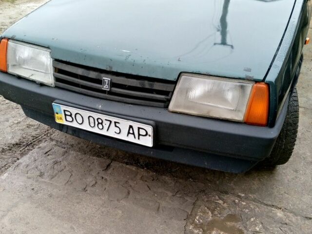 Зеленый ВАЗ 2109, объемом двигателя 1.5 л и пробегом 120 тыс. км за 1250 $, фото 1 на Automoto.ua