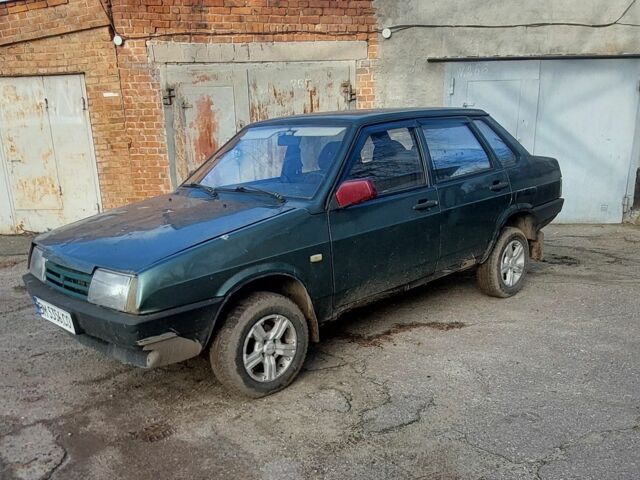 Зеленый ВАЗ 2109, объемом двигателя 1.5 л и пробегом 182 тыс. км за 1150 $, фото 1 на Automoto.ua