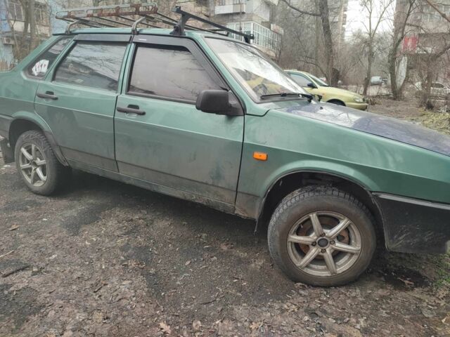 Зеленый ВАЗ 2109, объемом двигателя 1.3 л и пробегом 2 тыс. км за 1000 $, фото 1 на Automoto.ua