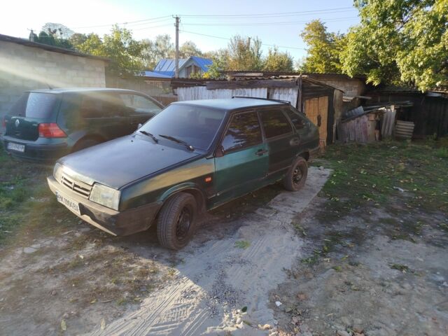 Зеленый ВАЗ 2109, объемом двигателя 1.5 л и пробегом 2 тыс. км за 627 $, фото 1 на Automoto.ua