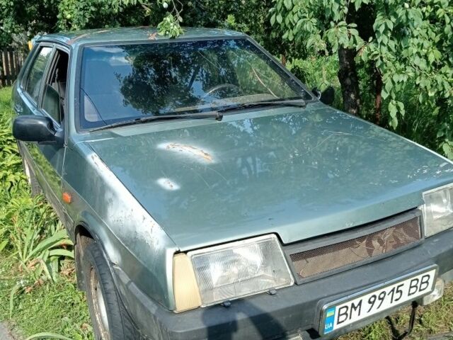 Зеленый ВАЗ 2109, объемом двигателя 1.6 л и пробегом 2 тыс. км за 600 $, фото 1 на Automoto.ua