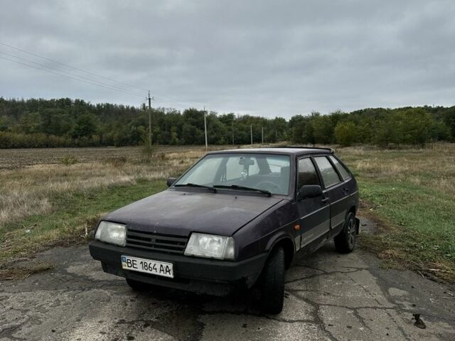 Фиолетовый ВАЗ 21093, объемом двигателя 1.3 л и пробегом 55 тыс. км за 750 $, фото 1 на Automoto.ua