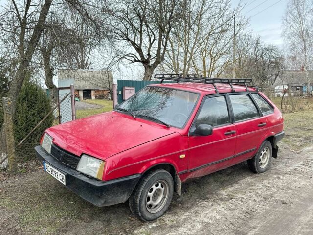 Красный ВАЗ 21093, объемом двигателя 1.5 л и пробегом 50 тыс. км за 1150 $, фото 1 на Automoto.ua