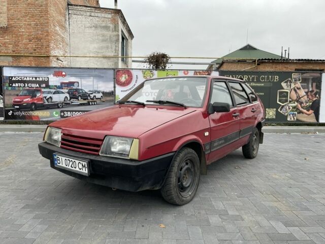 Красный ВАЗ 21093, объемом двигателя 1.5 л и пробегом 200 тыс. км за 950 $, фото 1 на Automoto.ua