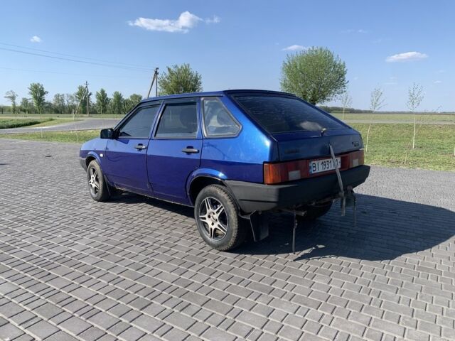 Синий ВАЗ 21093, объемом двигателя 1.5 л и пробегом 258 тыс. км за 801 $, фото 1 на Automoto.ua
