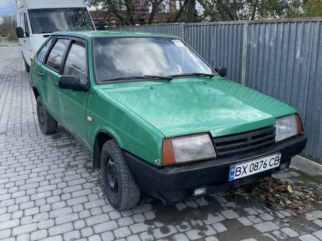 Зеленый ВАЗ 21093, объемом двигателя 1.3 л и пробегом 3 тыс. км за 600 $, фото 1 на Automoto.ua