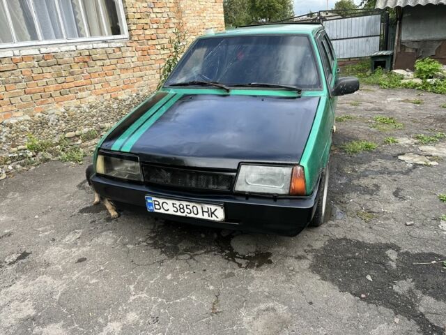 Зеленый ВАЗ 21093, объемом двигателя 1.5 л и пробегом 3 тыс. км за 600 $, фото 1 на Automoto.ua