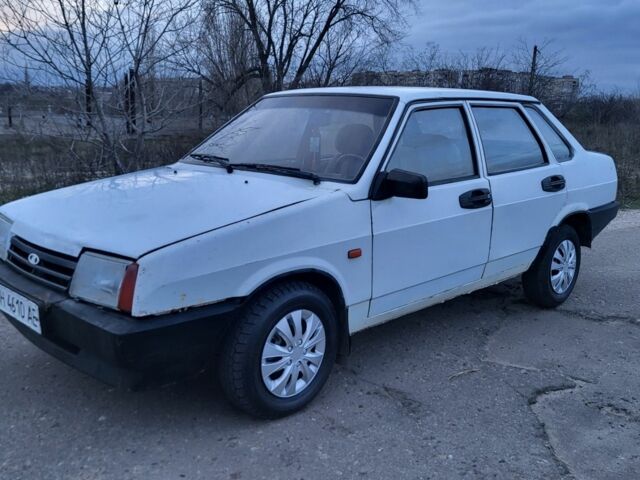 Белый ВАЗ 21099, объемом двигателя 1.5 л и пробегом 90 тыс. км за 950 $, фото 1 на Automoto.ua
