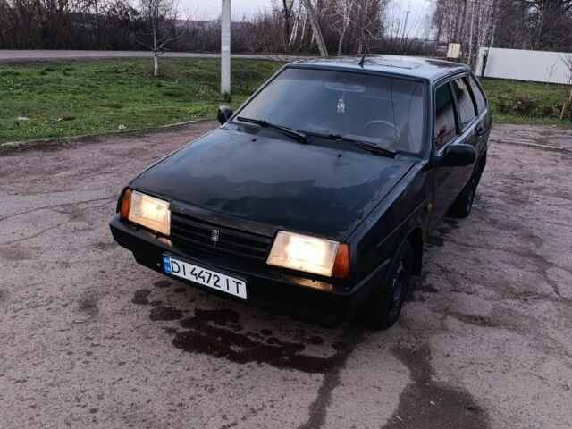 Черный ВАЗ 21099, объемом двигателя 1.5 л и пробегом 200 тыс. км за 800 $, фото 1 на Automoto.ua