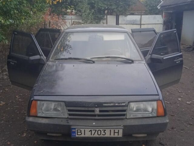 Черный ВАЗ 21099, объемом двигателя 1.5 л и пробегом 160 тыс. км за 1800 $, фото 1 на Automoto.ua