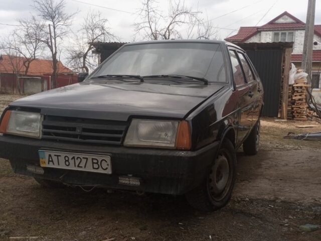 Черный ВАЗ 21099, объемом двигателя 1 л и пробегом 350 тыс. км за 903 $, фото 1 на Automoto.ua