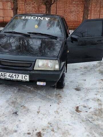 Черный ВАЗ 21099, объемом двигателя 1.5 л и пробегом 150 тыс. км за 1000 $, фото 1 на Automoto.ua