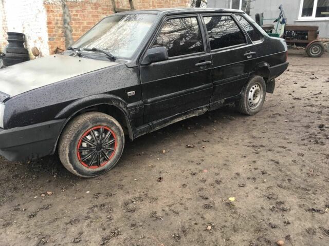 Чорний ВАЗ 21099, об'ємом двигуна 6 л та пробігом 100 тис. км за 800 $, фото 1 на Automoto.ua