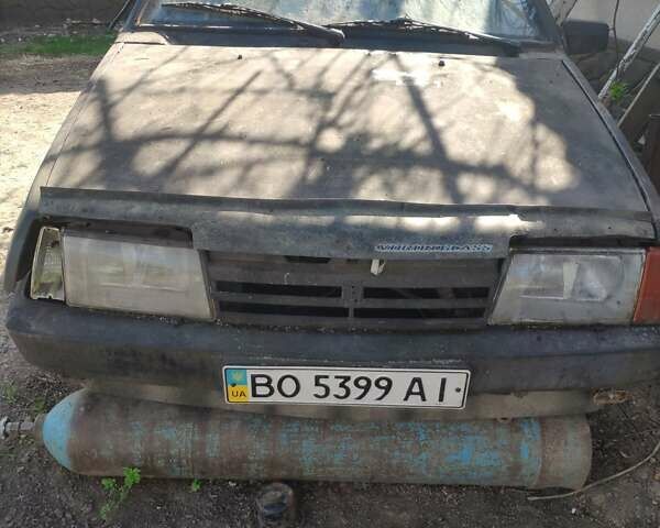 Черный ВАЗ 21099, объемом двигателя 1.29 л и пробегом 80 тыс. км за 300 $, фото 1 на Automoto.ua