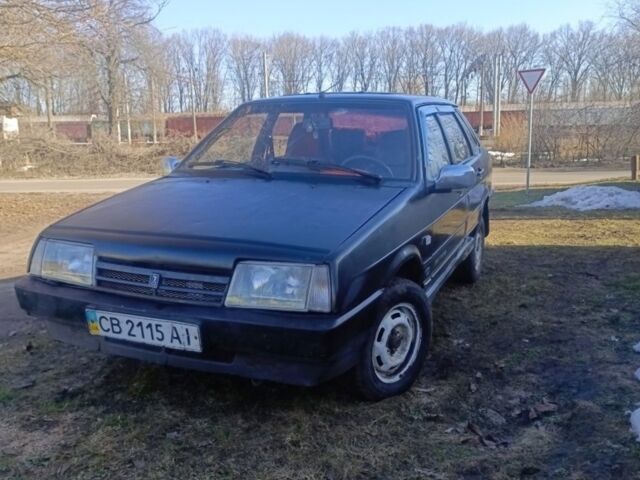 Черный ВАЗ 21099, объемом двигателя 1.5 л и пробегом 211 тыс. км за 908 $, фото 1 на Automoto.ua