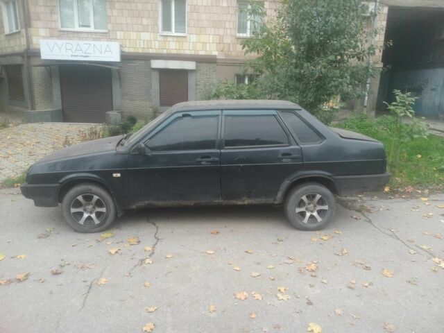 Черный ВАЗ 21099, объемом двигателя 1.5 л и пробегом 200 тыс. км за 388 $, фото 1 на Automoto.ua