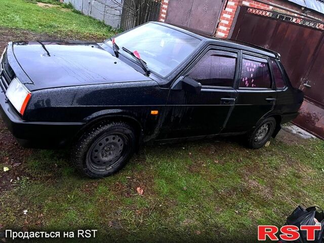 Черный ВАЗ 21099, объемом двигателя 1.5 л и пробегом 190 тыс. км за 1800 $, фото 1 на Automoto.ua