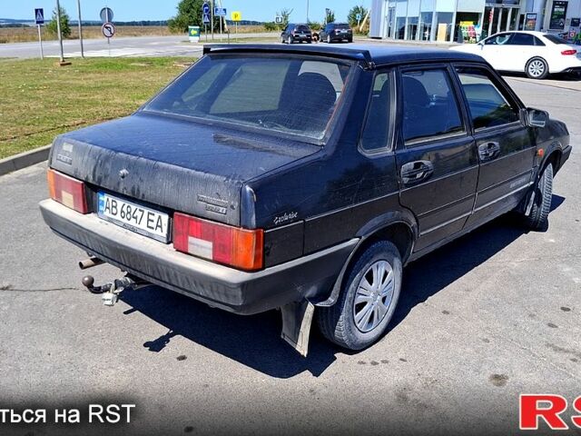 Черный ВАЗ 21099, объемом двигателя 1.5 л и пробегом 123 тыс. км за 1400 $, фото 1 на Automoto.ua