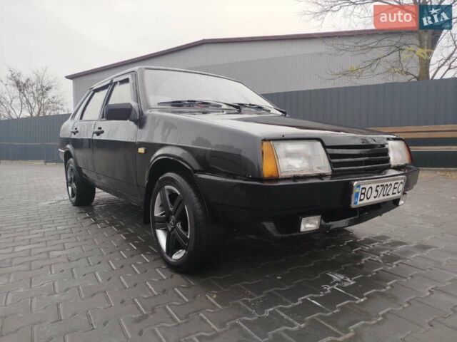 Черный ВАЗ 21099, объемом двигателя 1.5 л и пробегом 200 тыс. км за 1100 $, фото 1 на Automoto.ua