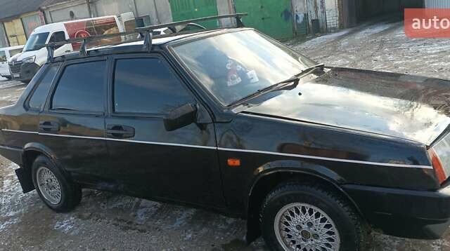 Черный ВАЗ 21099, объемом двигателя 0 л и пробегом 190 тыс. км за 1400 $, фото 1 на Automoto.ua
