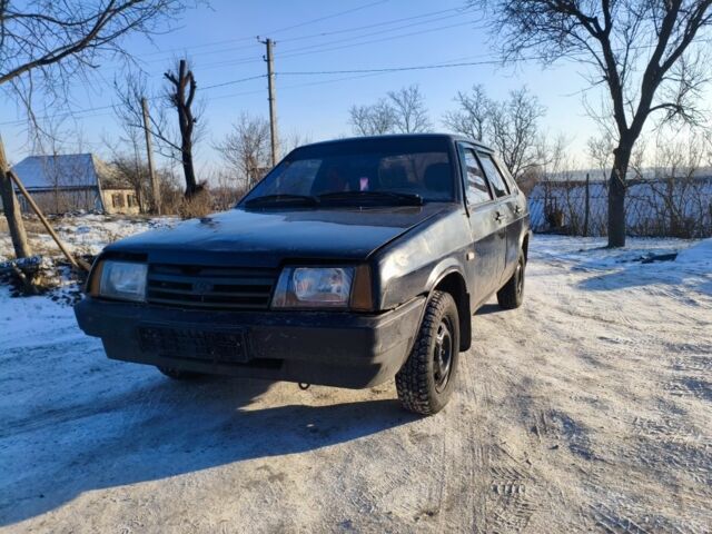 Черный ВАЗ 21099, объемом двигателя 1.5 л и пробегом 150 тыс. км за 634 $, фото 1 на Automoto.ua