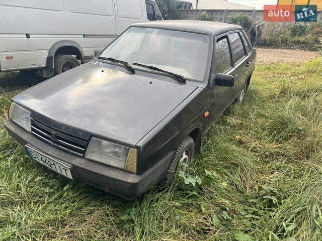 Черный ВАЗ 21099, объемом двигателя 1.6 л и пробегом 150 тыс. км за 800 $, фото 1 на Automoto.ua