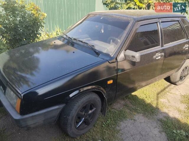 Черный ВАЗ 21099, объемом двигателя 1.5 л и пробегом 217 тыс. км за 2500 $, фото 1 на Automoto.ua