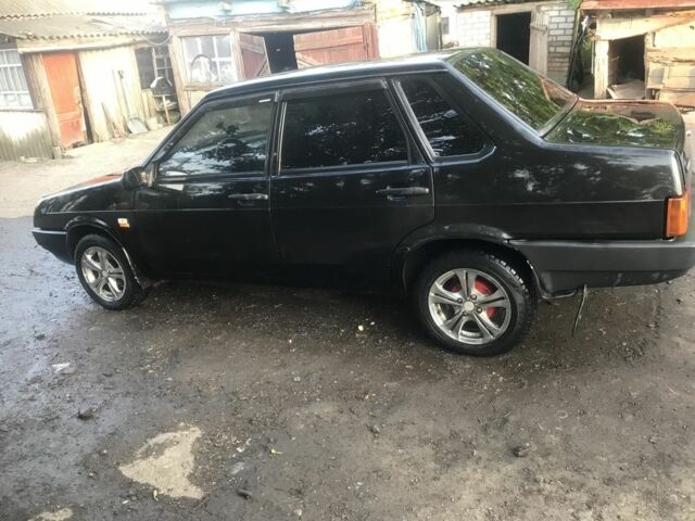 Черный ВАЗ 21099, объемом двигателя 1.5 л и пробегом 3 тыс. км за 1300 $, фото 1 на Automoto.ua