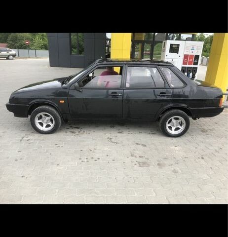 Черный ВАЗ 21099, объемом двигателя 1.5 л и пробегом 192 тыс. км за 2200 $, фото 1 на Automoto.ua