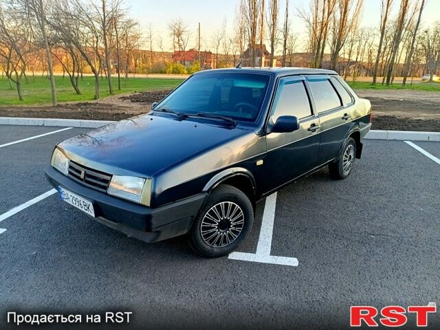 Черный ВАЗ 21099, объемом двигателя 1.5 л и пробегом 170 тыс. км за 2250 $, фото 1 на Automoto.ua