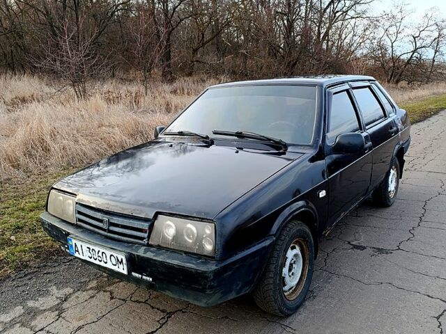 Черный ВАЗ 21099, объемом двигателя 1.5 л и пробегом 310 тыс. км за 850 $, фото 1 на Automoto.ua