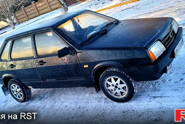 Черный ВАЗ 21099, объемом двигателя 1.5 л и пробегом 550 тыс. км за 950 $, фото 1 на Automoto.ua