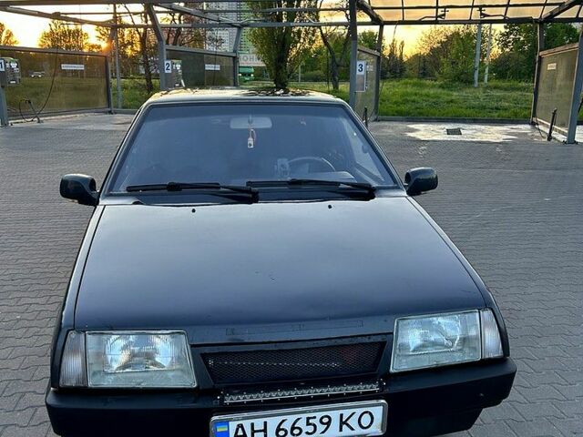 Черный ВАЗ 21099, объемом двигателя 1.5 л и пробегом 10 тыс. км за 1100 $, фото 1 на Automoto.ua