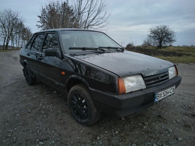 Чорний ВАЗ 21099, об'ємом двигуна 1.5 л та пробігом 180 тис. км за 1000 $, фото 1 на Automoto.ua