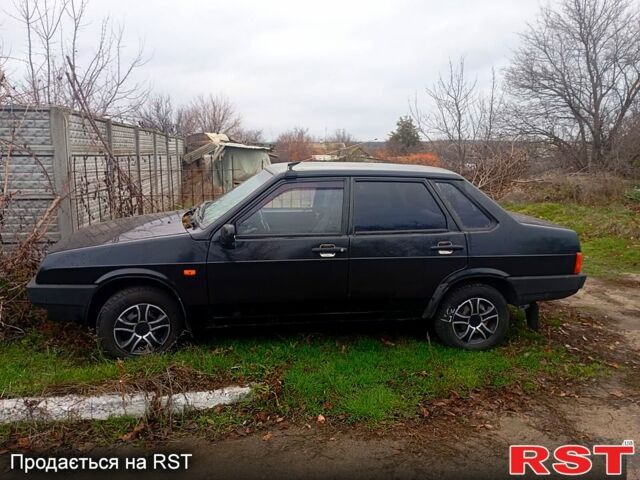 Черный ВАЗ 21099, объемом двигателя 1.5 л и пробегом 217 тыс. км за 1500 $, фото 1 на Automoto.ua