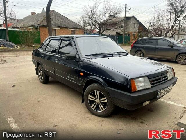 Черный ВАЗ 21099, объемом двигателя 1.5 л и пробегом 150 тыс. км за 2100 $, фото 1 на Automoto.ua