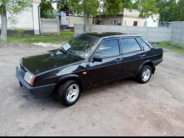 Черный ВАЗ 21099, объемом двигателя 1.5 л и пробегом 99 тыс. км за 1400 $, фото 1 на Automoto.ua