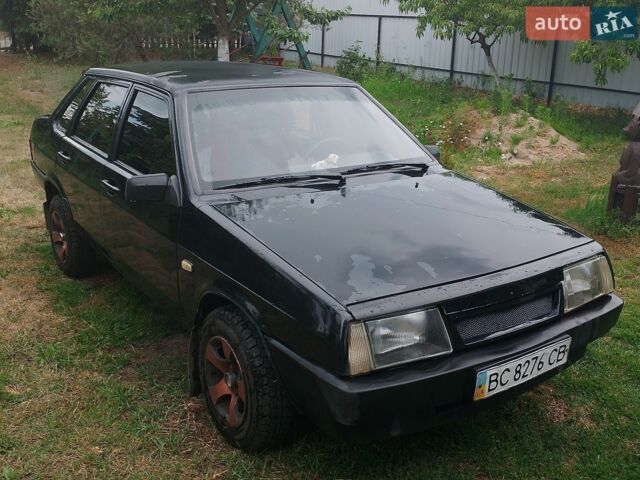 Черный ВАЗ 21099, объемом двигателя 1.5 л и пробегом 163 тыс. км за 1500 $, фото 1 на Automoto.ua