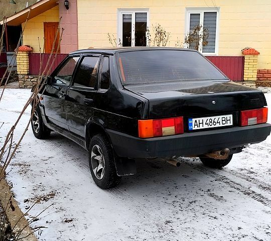 Черный ВАЗ 21099, объемом двигателя 1.5 л и пробегом 1030 тыс. км за 1550 $, фото 1 на Automoto.ua