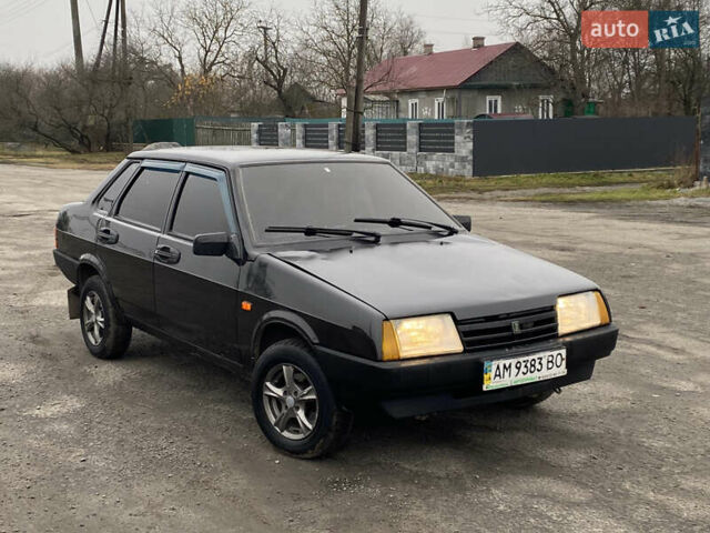 Чорний ВАЗ 21099, об'ємом двигуна 1.5 л та пробігом 124 тис. км за 1750 $, фото 1 на Automoto.ua