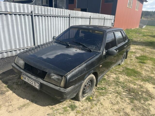 Черный ВАЗ 21099, объемом двигателя 1.5 л и пробегом 120 тыс. км за 350 $, фото 1 на Automoto.ua