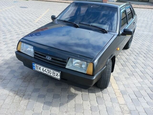 Черный ВАЗ 21099, объемом двигателя 1.5 л и пробегом 213 тыс. км за 1800 $, фото 1 на Automoto.ua