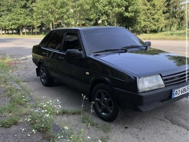 Черный ВАЗ 21099, объемом двигателя 1.6 л и пробегом 250 тыс. км за 1300 $, фото 1 на Automoto.ua